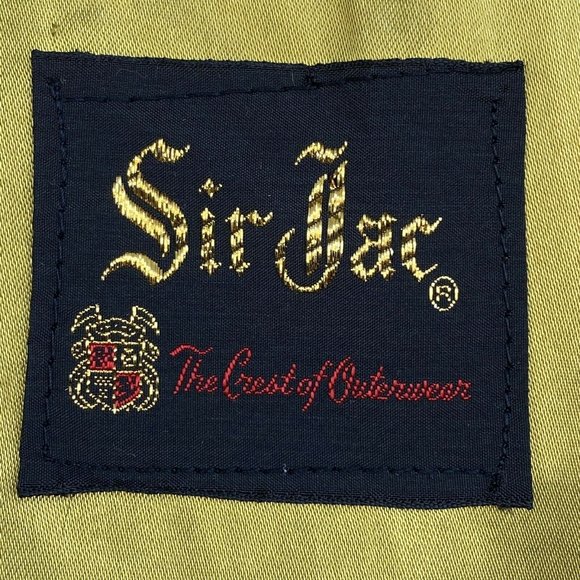 Vtg 70s Sir Jac Crest of Outerwear Plaid Coat - Picture 6 of 12